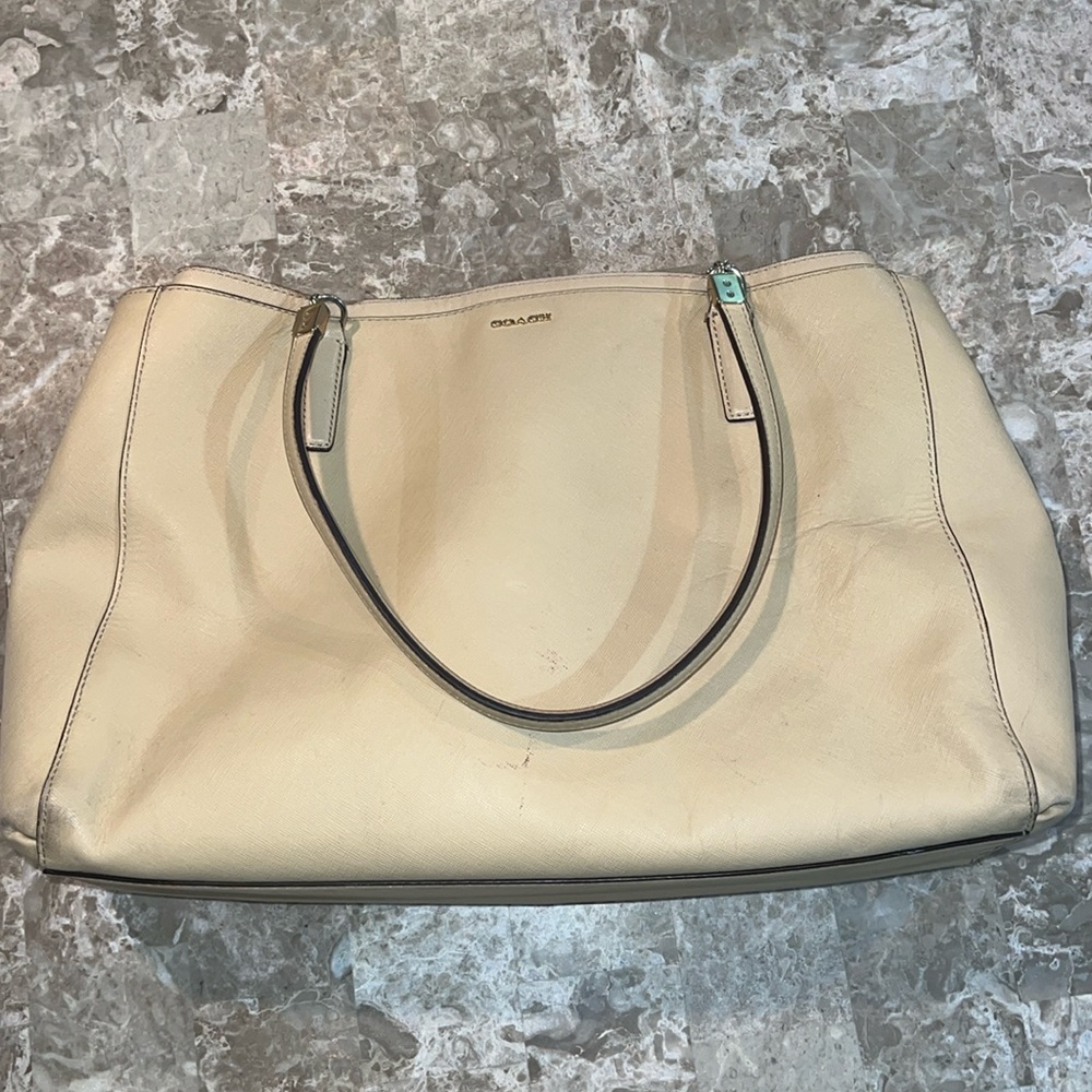 Coach Large Saffiano Leather Christie Satchel